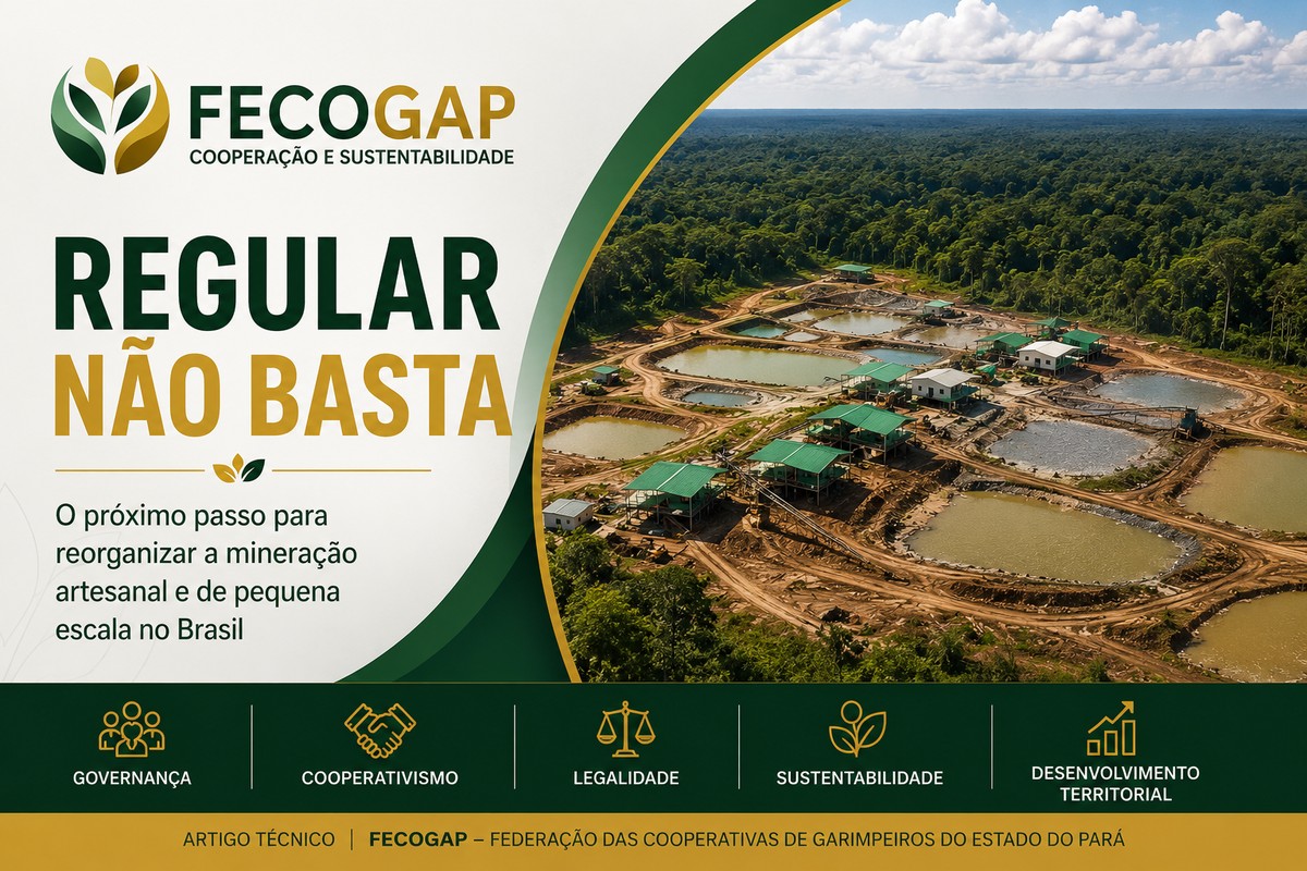 Regular não basta: o próximo passo para reorganizar a mineração artesanal e de pequena escala no Brasil